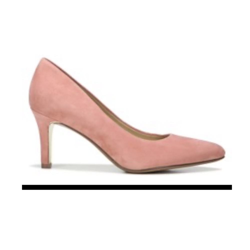 Naturalizer Natalie Peony Pink Suade Pumps /Heels